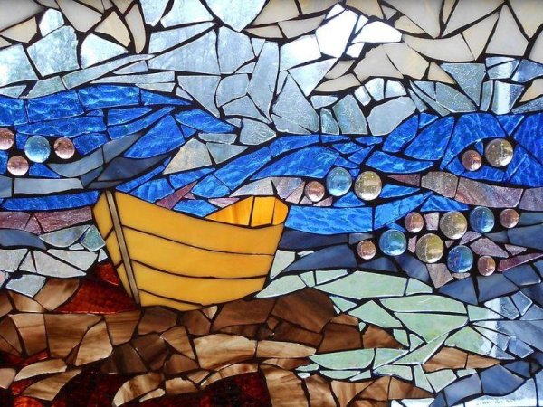 Мозаика из витражного стекла