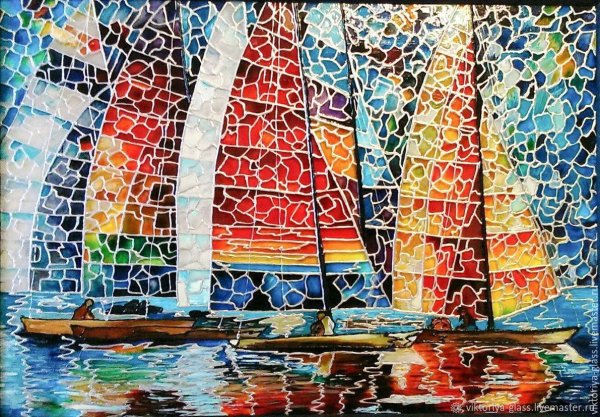 Витражная роспись по стеклу