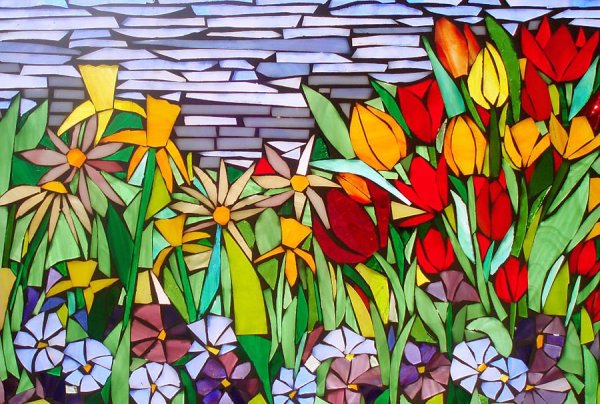 Мозаика цветы