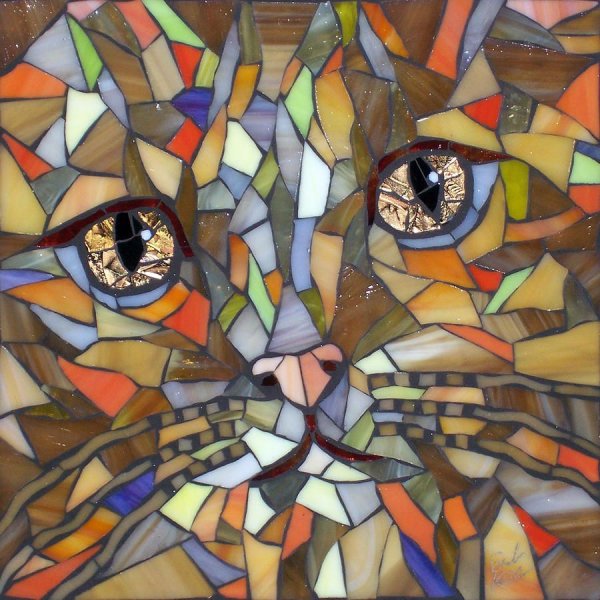 Мозаика из цветного стекла