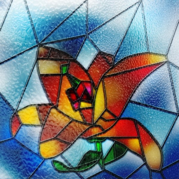 Витраж мозаика