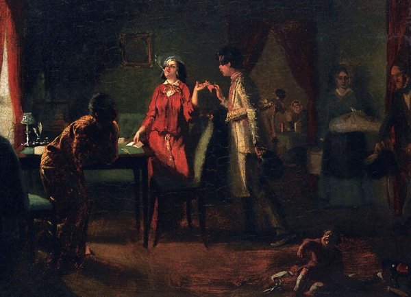 Павел Андреевич Федотов зарисовки