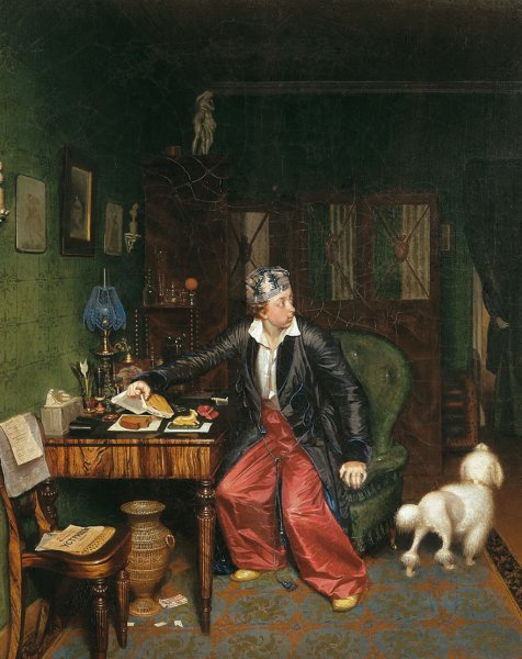 Павел Федотов разборчивая невеста