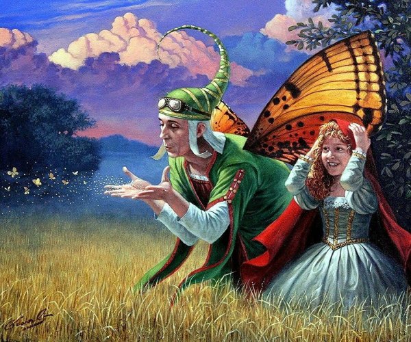 Художник Майкл Шеваль театр абсурда