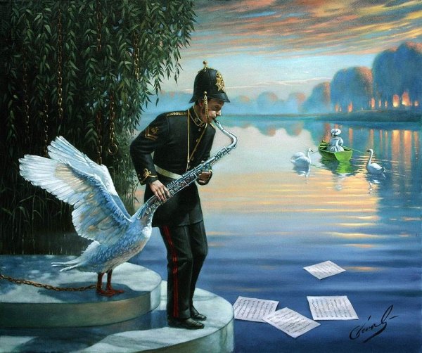 Художник-Михаил Хохлачев (псевдоним - Michael cheval)