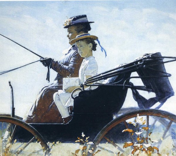 Norman Rockwell Painting Woo