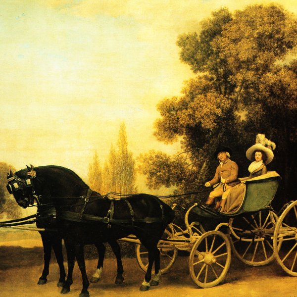 Стаббс джентельмен и леди в Фаэтоне