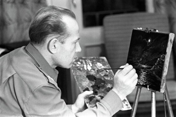 Живопись Леонова Космонавта