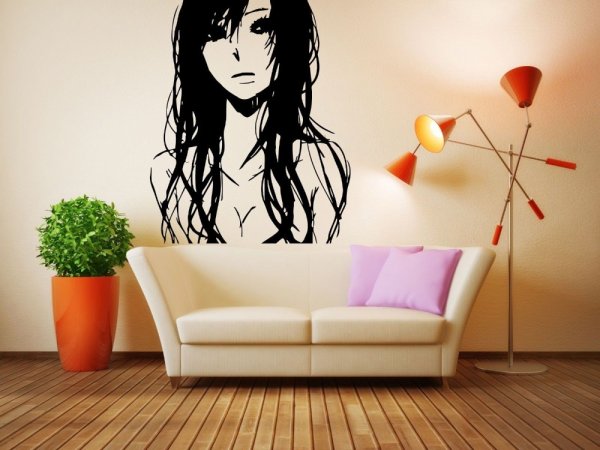 Роспись стен аниме