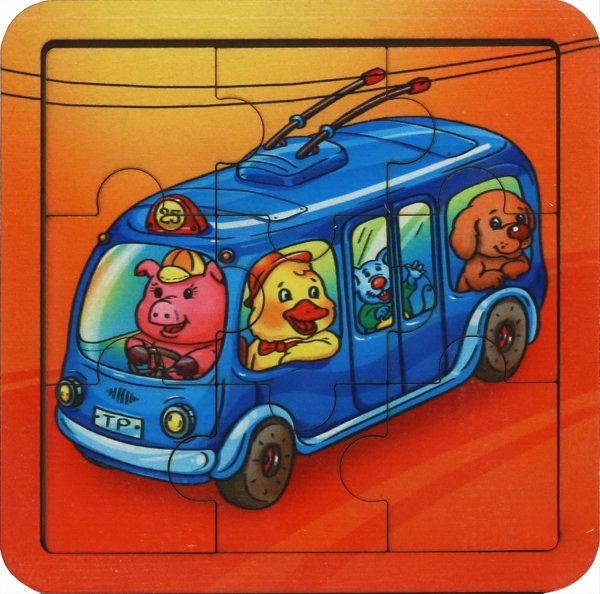 Пазлы специальных машин для детей