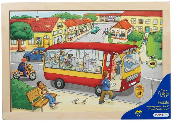Развивающий пазл "городок" Beleduc