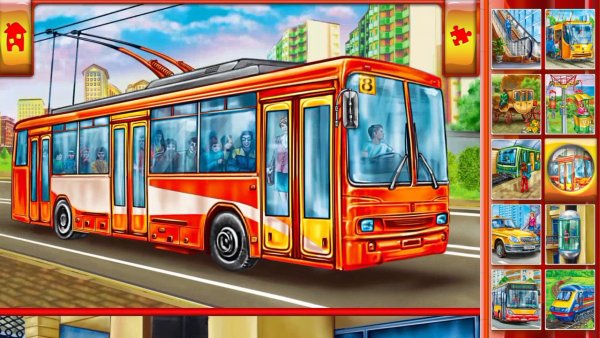 Троллейбус для детей