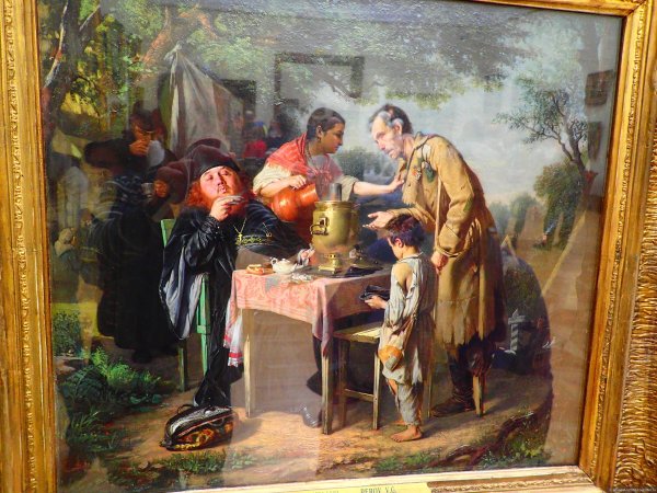 Перов чаепитие в Мытищах близ Москвы 1862