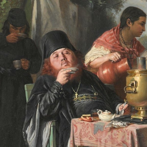 Василий Перов "чаепитие в Мытищах", 1862 г.