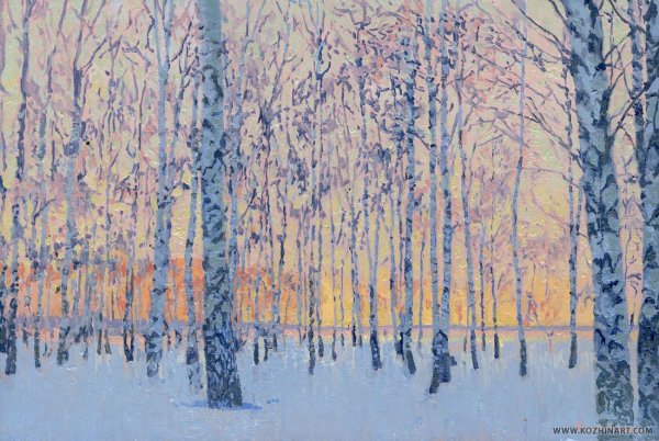 Жуковский Станислав Юлианович картины зима