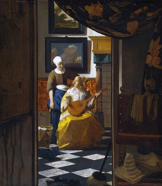 Ян Вермеер Дельфтский служанка с кувшином молока