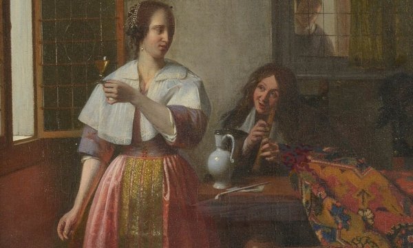 Молочница Ян Вермеер картина