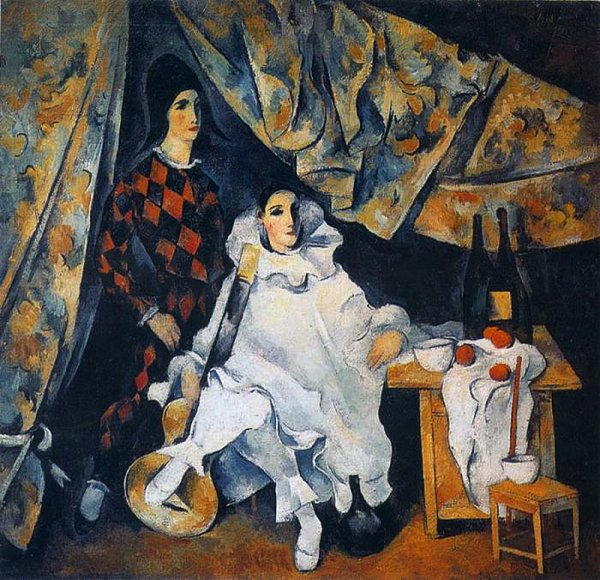 Поль Сезанн Пьеро и Арлекин