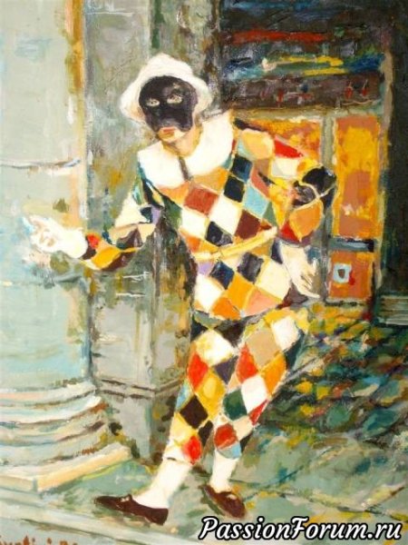 Поль Сезанн Арлекин