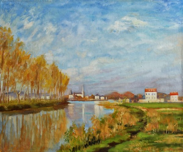 Клод Моне ванильное небо