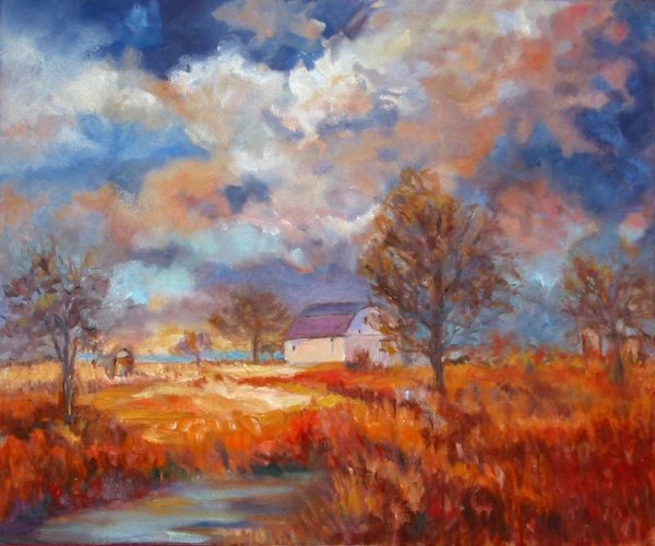 Клод Моне ванильное небо