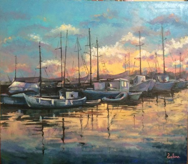 Клод Моне ванильное небо