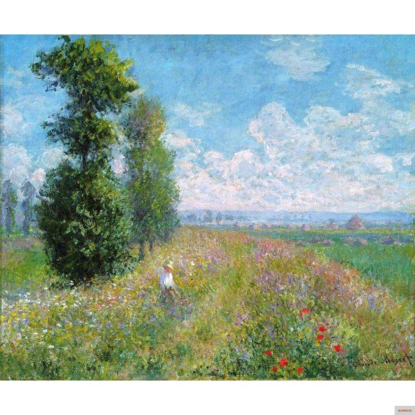 Моне Лавандовые поля