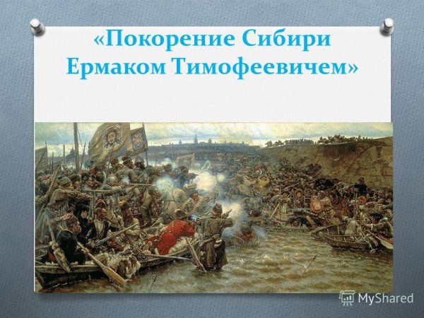 Василий Иванович Суриков покорение Сибири Ермаком Тимофеевичем