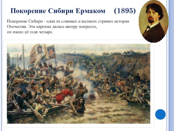 «Покорение Сибири Ермаком» (1895)