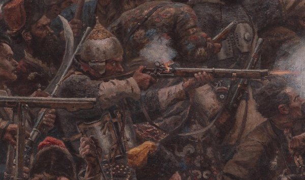 Суриков покорение Сибири Ермаком картина