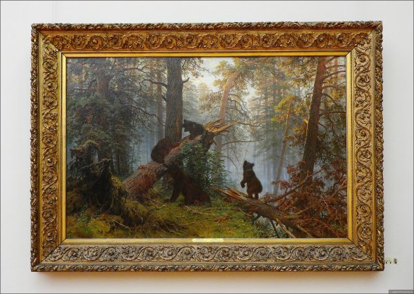 Шишкин утро в Сосновом лесу