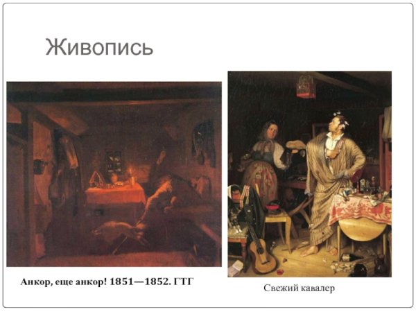 Федотов Павел Андреевич картины Анкор еще Анкор