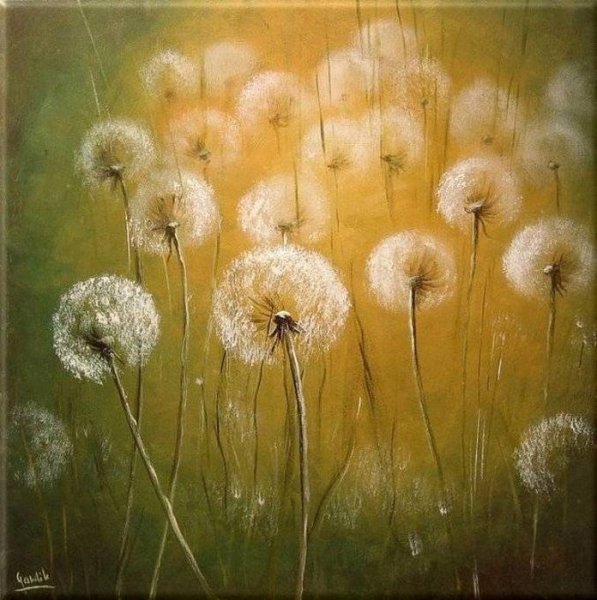 Грегори Ван Раалте современный американский художник, одуванчики