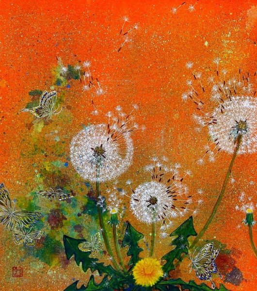 Грегори Ван Раалте современный американский художник, одуванчики
