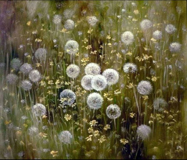 Художник Олег Тимошин одуванчики