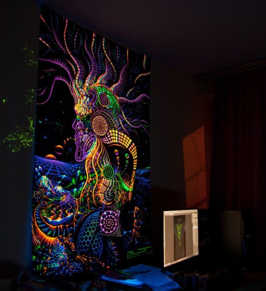 Флуоресцентные полотна