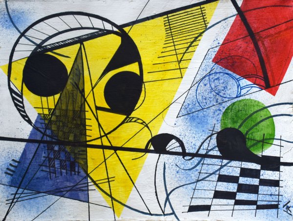 Конструктивизм картины Кандинский