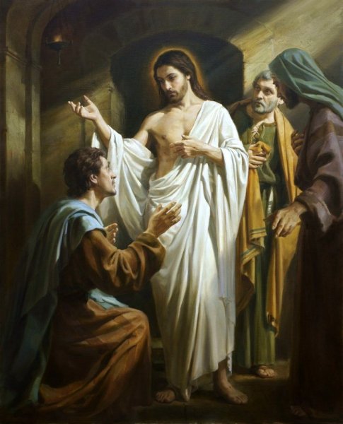 Уверение апостола Фомы живопись