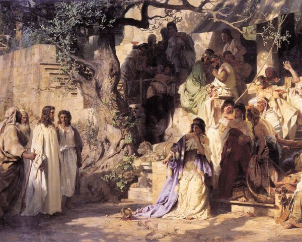 Семирадский Христос и грешница