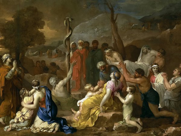 Бруни медный змий картина