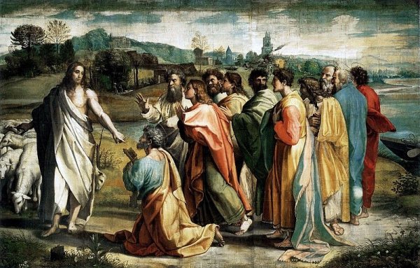 Рафаэль призвание апостола Петра