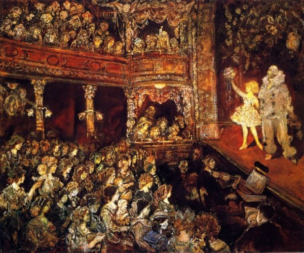 Адольф фон Менцель театр Жимназ