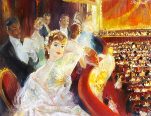 Фредерик Джон Ллойд Стревенс барышни в театре