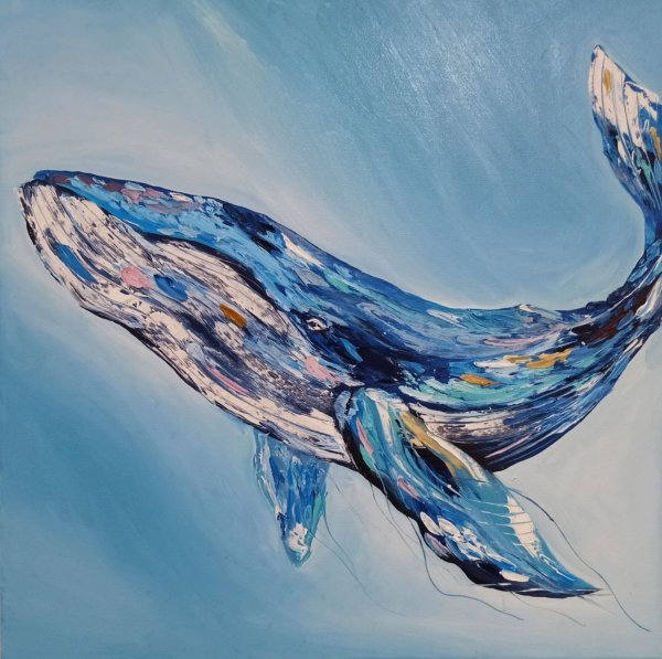 Кит живопись масло