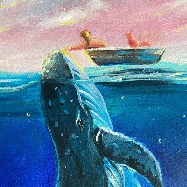 Кит живопись