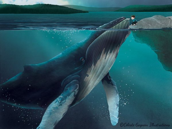 Синий кит арты