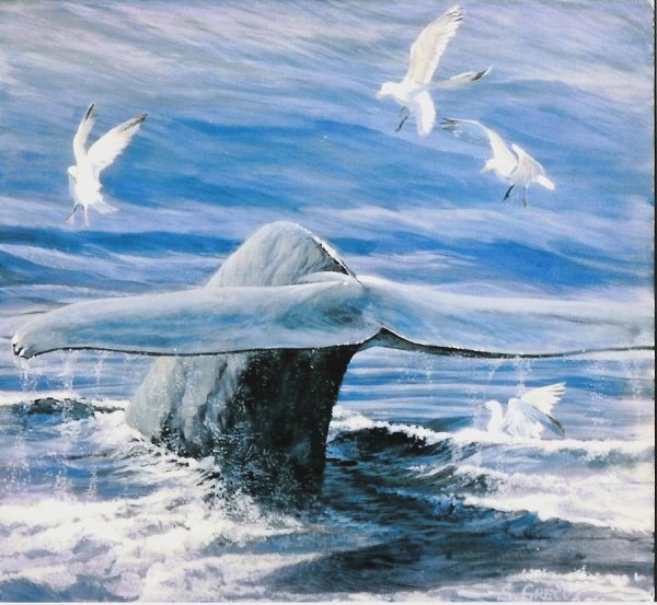 Кит живопись