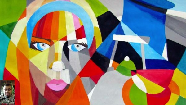 Матюшин авангардист портрет