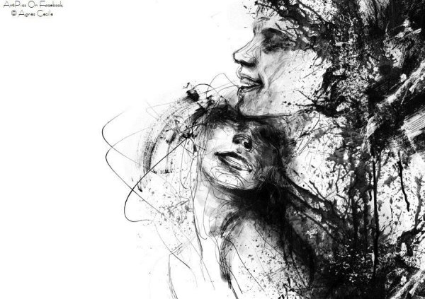 Черно белые картины