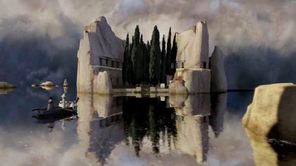 Арнольда Бёклина «остров мёртвых».